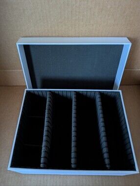 Storage Box WHITE Home Organization Box Adjustable Inside Dividers